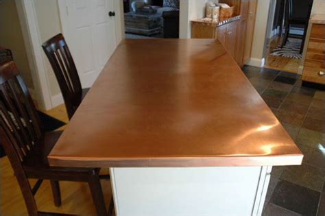 pre made copper countertops